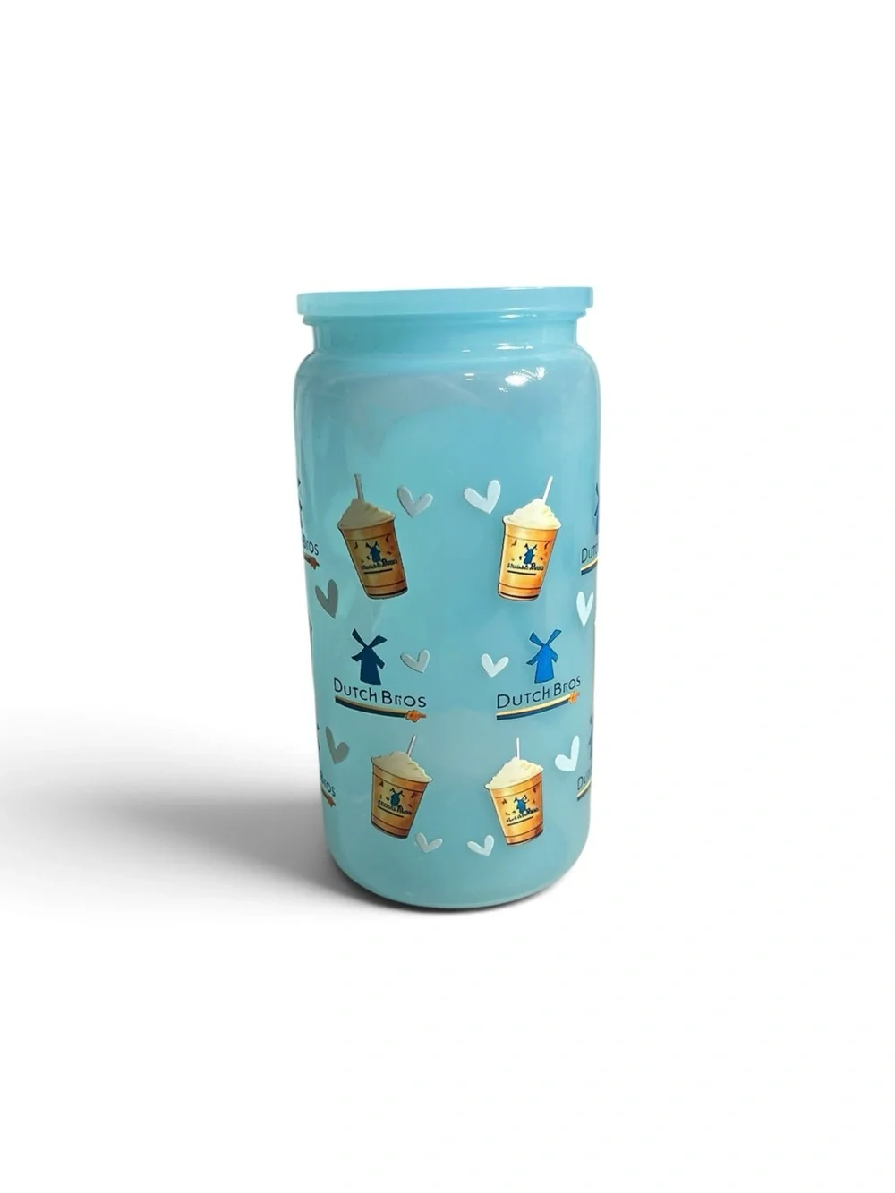 New Dutch Bros 16oz Tubler with Cute Highland Calf Design